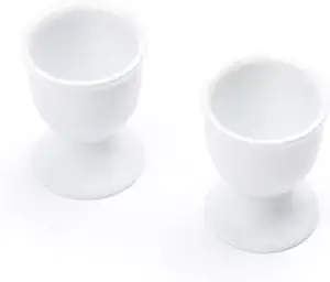 Fox Run Dishwasher Safe Porcelain Egg Cups, 2 Piece