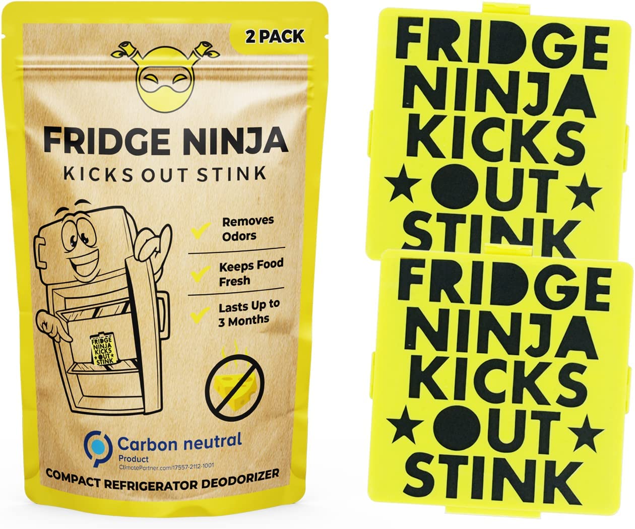 Fridge Ninja Activated Carbon Technology Fridge Deodorizer