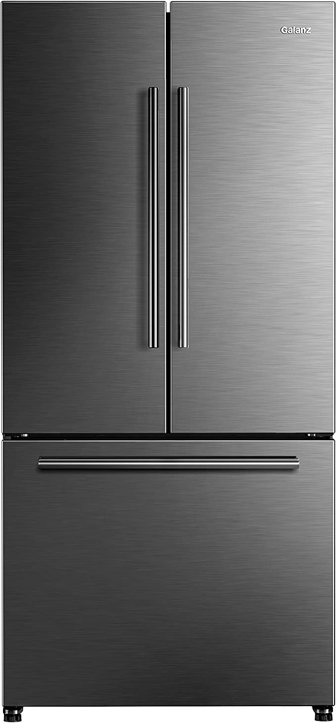 Galanz Energy Star Certified Stainless Steel French Door Refrigerator