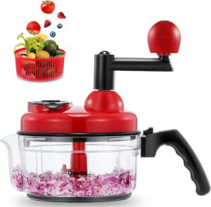 Geedel Built-In Liquid Outlet Rotary Vegetable Chopper