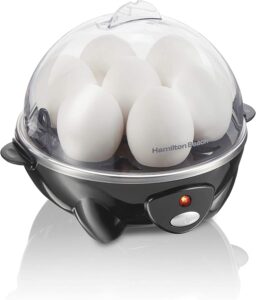 Hamilton Beach Measuring Cup & Assorted Trays Egg Cooker