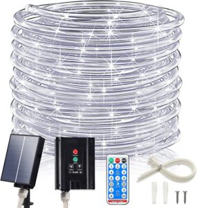 ICRGB Battery Powered Blinking Outdoor Rope Lights, 72-Foot