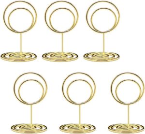 Jofefe Metal Wire Mini Place Card Holders, 20-Count