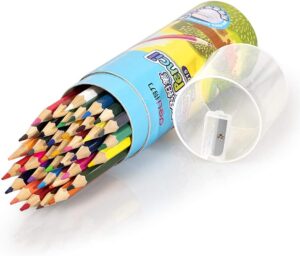FanVean Vibrant Colored Pencils For Adults Coloring And Kids 50 Count