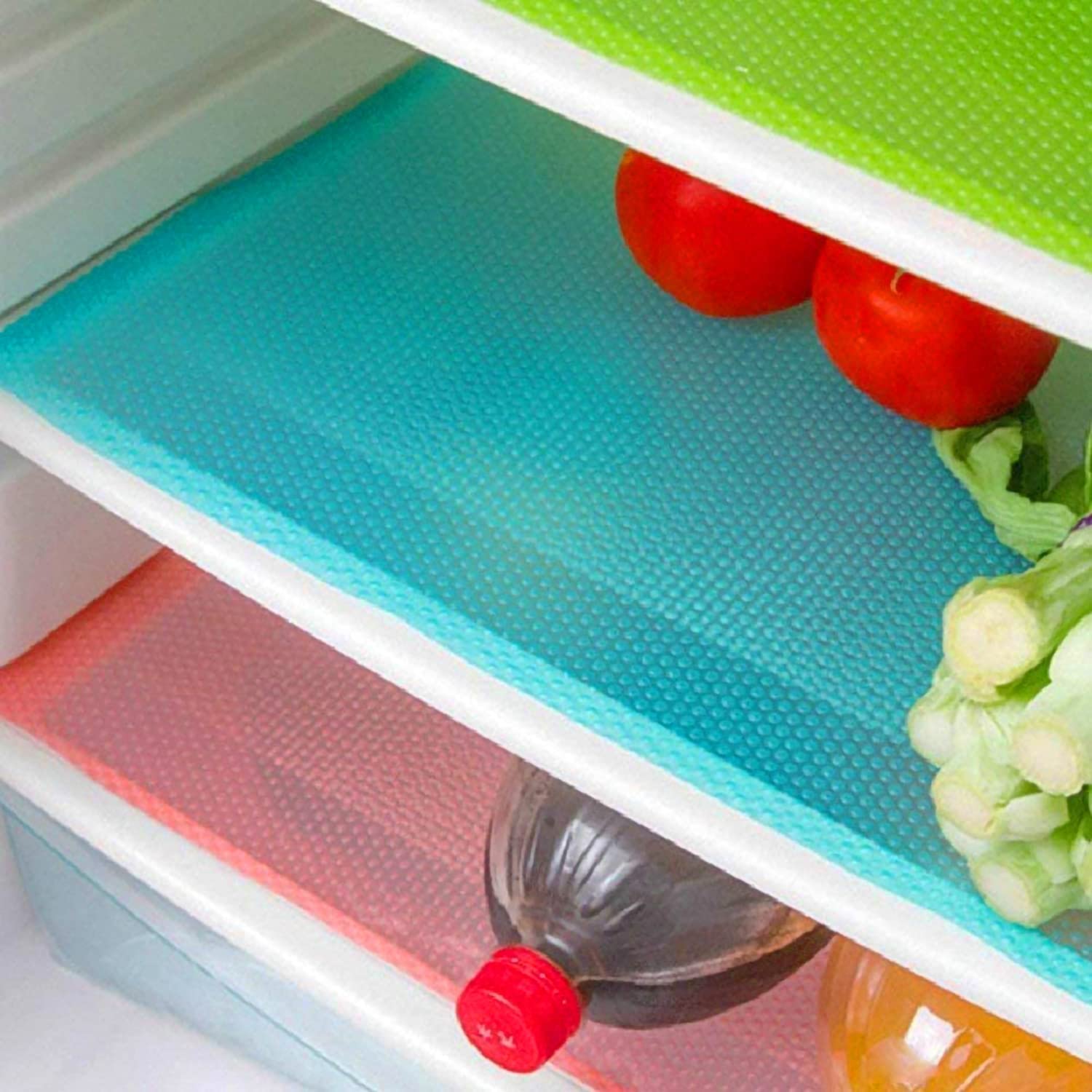 MayNest Non-Slip Multipurpose EVA Refrigerator Liners, 12-Count