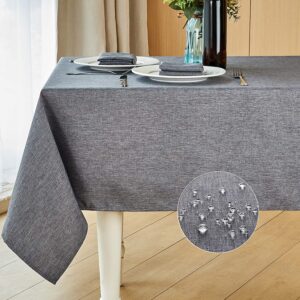 Mebakuk Water-Resistant Polyester Rectangular Tablecloth