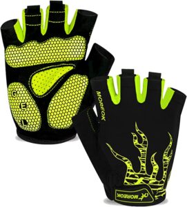 MOREOK Half-Finger Gel-Pad Cycling Mountain Bike Gloves