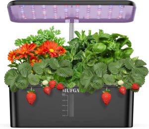 MUFGA Any Weather Oxygen Increasing Hydroponic System, 12-Pod