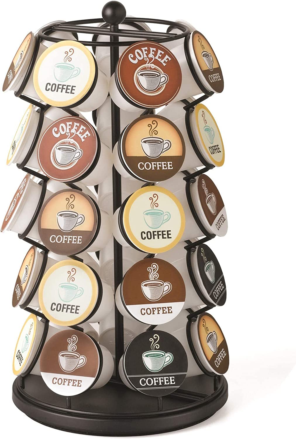 Nifty Solutions Space Saving Carousel Design K-Cup Organizer