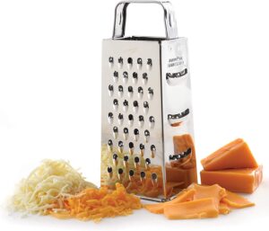 Norpro All Stainless Steel Construction 4-Sided Cheese Grater