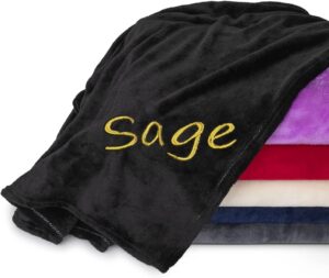 Personalized Passion Lightweight Breathable Fleece Blanket