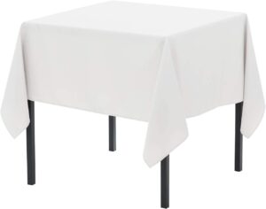 Pomp Stain-Resistant Polyester Square Tablecloth