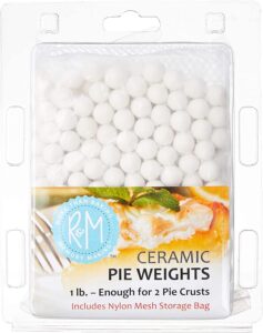 R&M International Storage Bag & Reusable Ceramic Pie Weights
