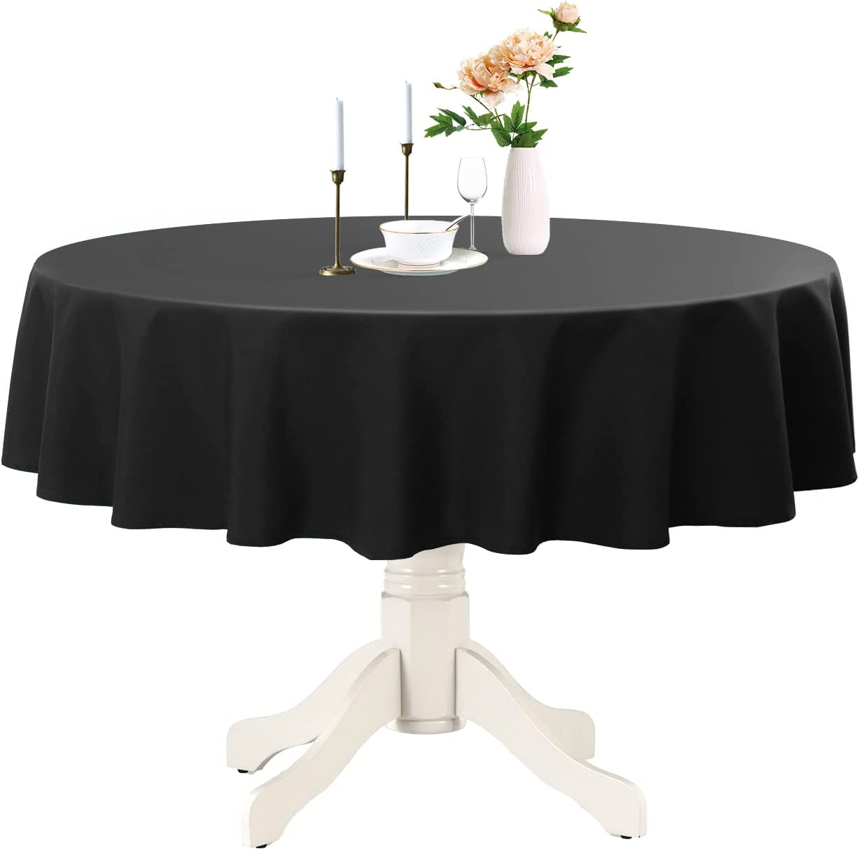 Romanstile Waterproof Polyester Round Tablecloth