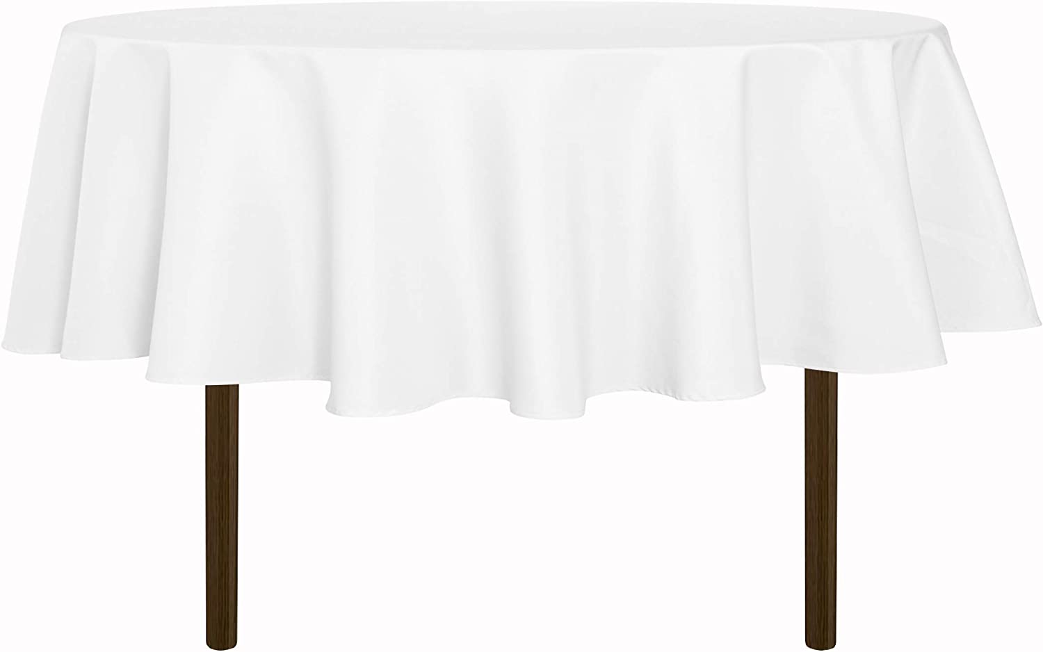sancua Fade-Resistant Polyester Round Tablecloth