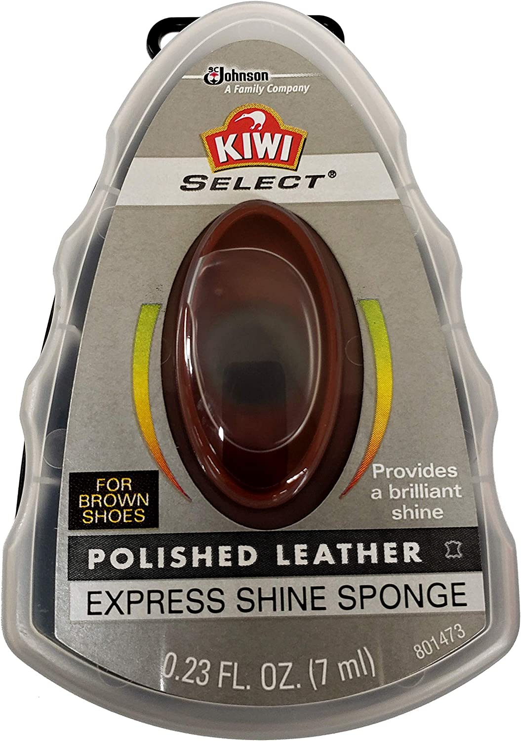 SC Johnson Kiwi Clear Polished Leather Shoe Sponge, .23-Ounce