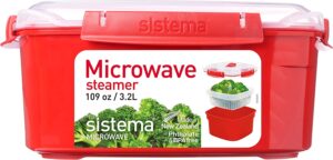 Sistema Phthalate & BPA Free Plastic Microwave Steamer