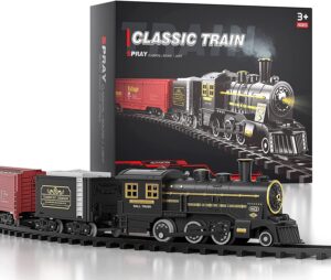SNAEN Classic Easy Assemble Electric Train Sets For Kids