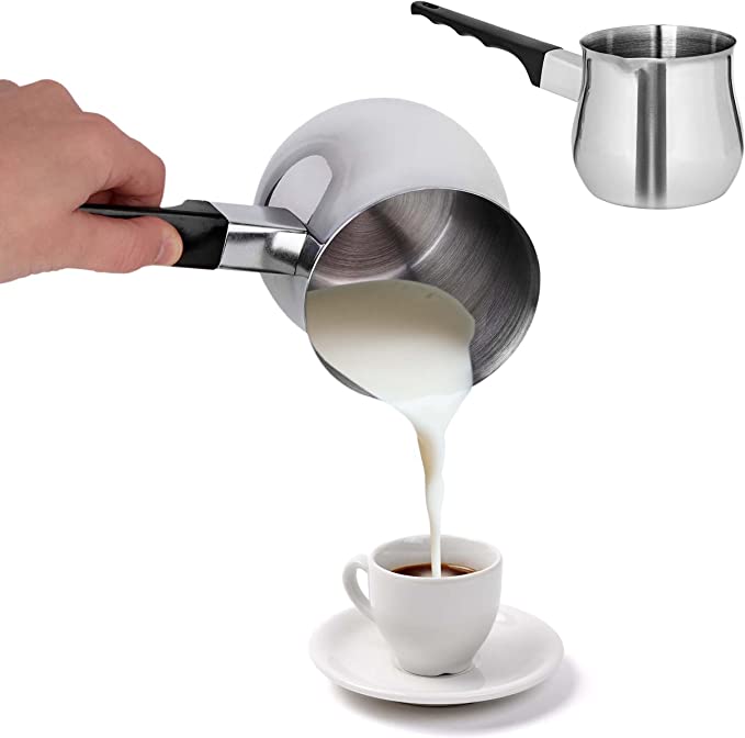 Stock Your Home Stainless Steel Heat Resistant Handle Syrup Warmer