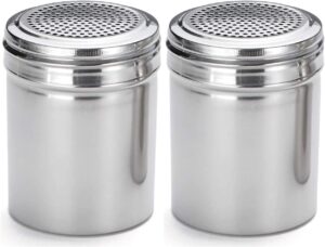 Tablecraft No Handle Stainless Steel Cooking Dredges, 2-Count