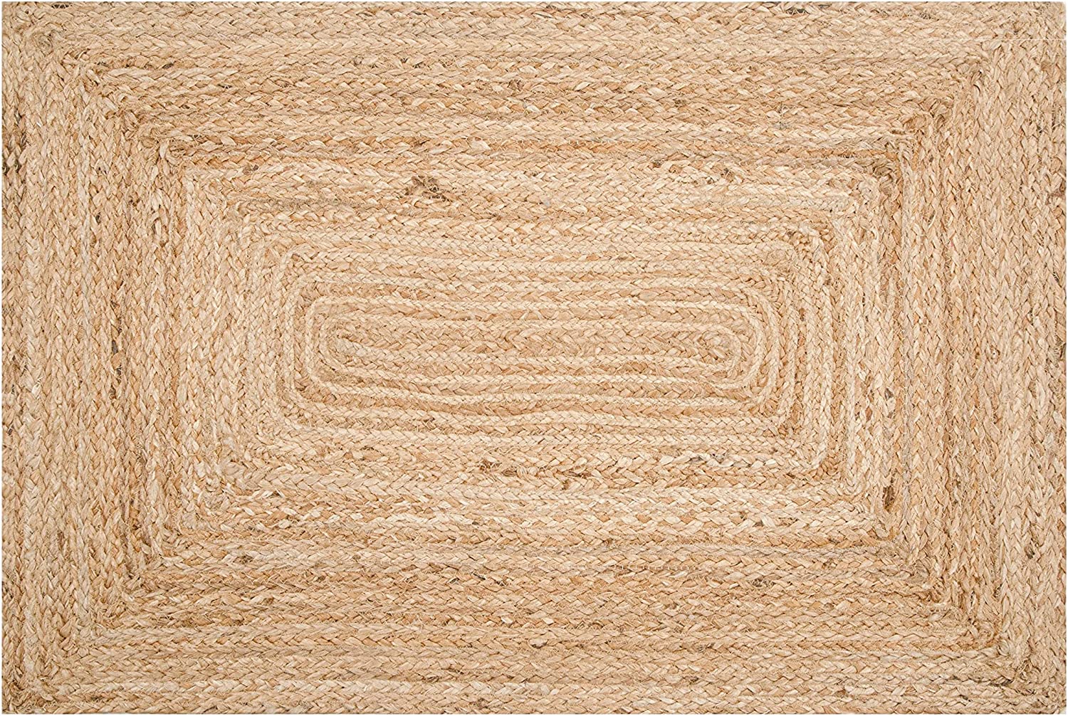 THE BEER VALLEY Biodegradeable Rustic Jute Area Rugs, 24 x 36-Inch