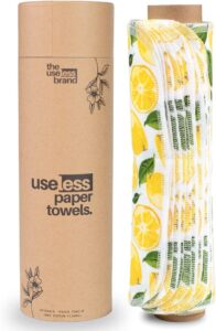 The Useless Brand Cotton Flannel Reusable Paper Towels, 12-Count