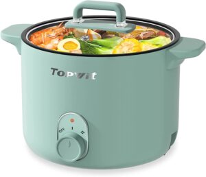 TopWit Multipurpose Non-Stick Mini Electric Hot Pot