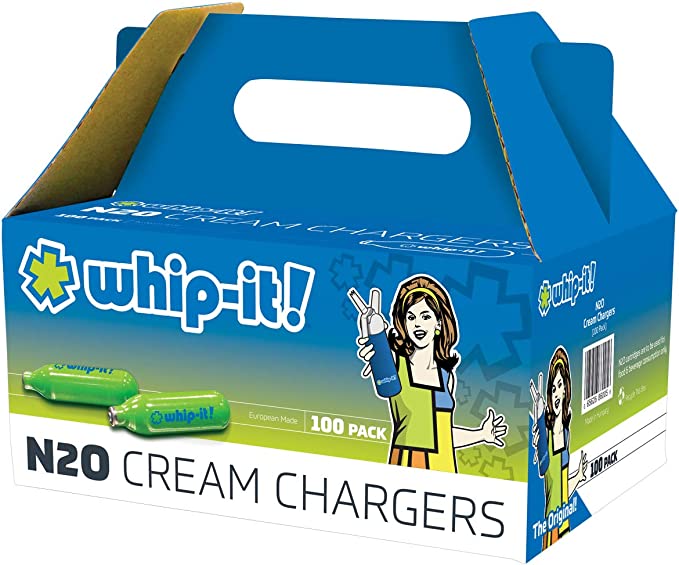 Whip-it! SV-6100 Recyclable Whipped Cream Chargers, 100 Count