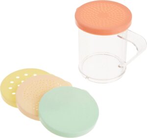 Winco Assorted Lids & Polycarbonate Body Cooking Dredge