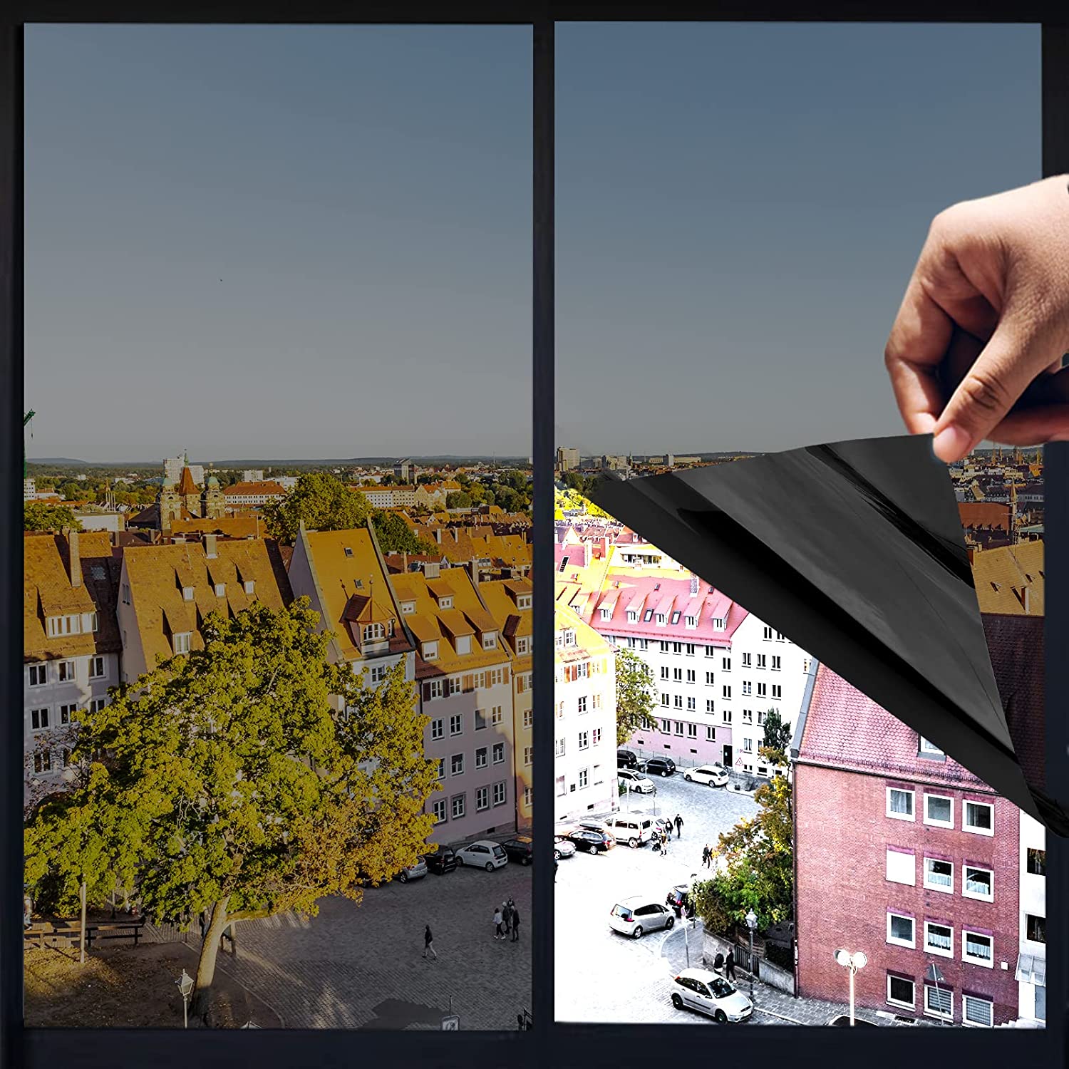 Xiawei Energy-Saving Insulated Window Film To Block Heat, 17.5-Inch x 6.5-Feet