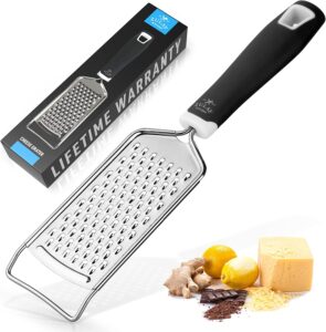 Zulay Kitchen Built-In Hanging Hole Cheese Grater