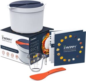 Zwippy Built-In Colander Multipurpose Microwave Steamer