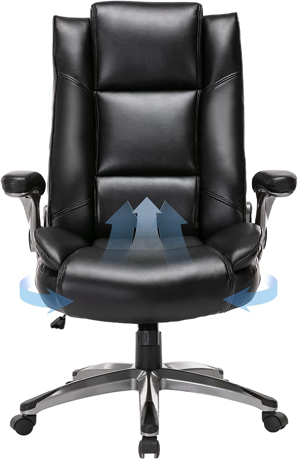 Qwork Smooth Rolling Certified Executive Desk Chair