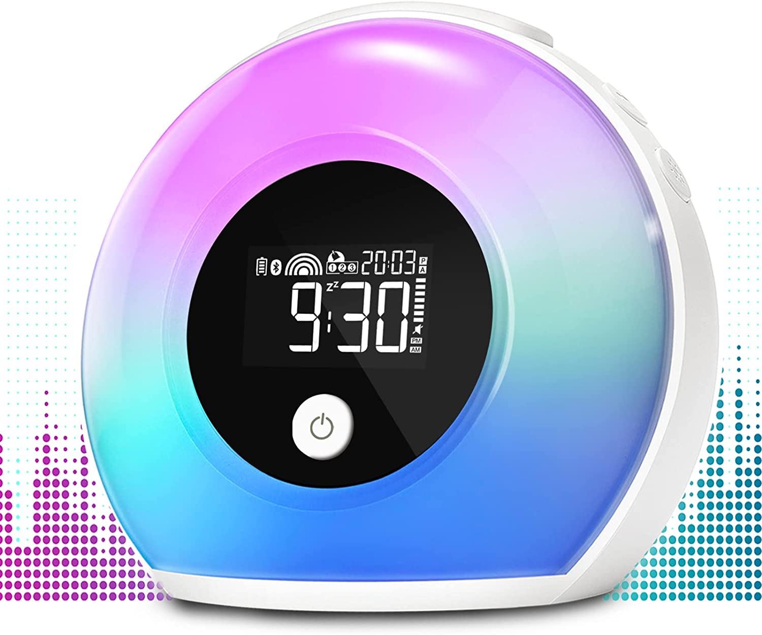 Uplayteck Music Dimmable Kid’s Alarm Clock