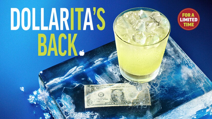 Dollarita's Back Applebee's $1 margarita