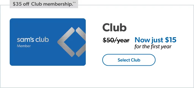 Sam's Club membership deal