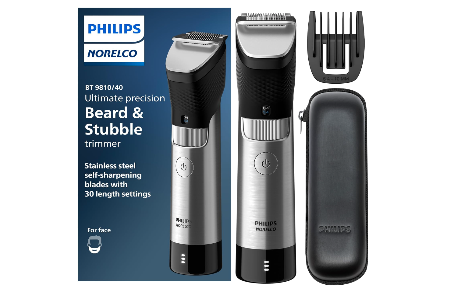 Philips Norelco Series 9000, Ultimate Precision Beard and Hair Trimmer