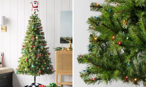 6.5' Pre-lit Alberta Spruce Artificial Christmas Tree - Wondershop