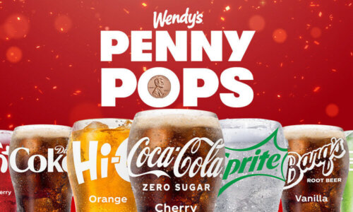 Wendy's Penny Pops ad shows sodas for one cent