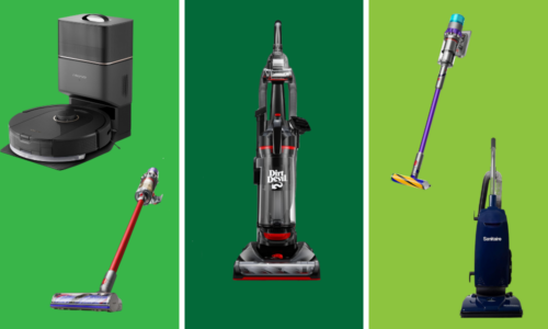 Collage of vacuums on sale during Amazon Winter Sale