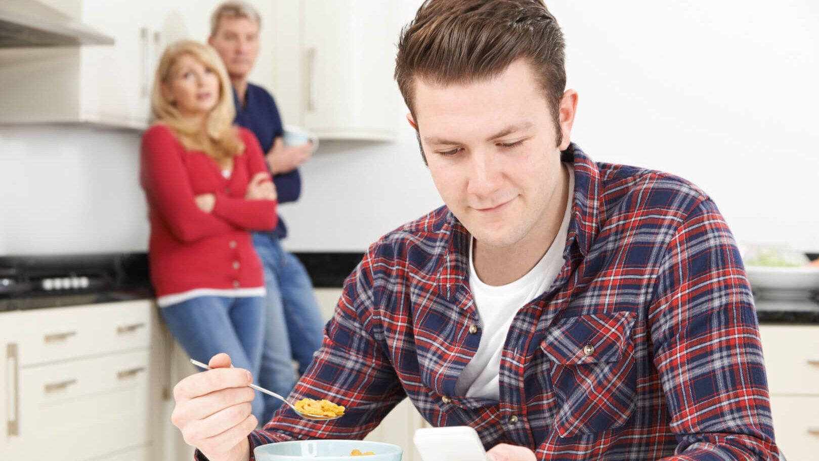 Parents frustrated with adult son living at home