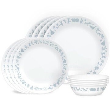 Corelle Disney Commemorative Series 12-Piece dinnerware set