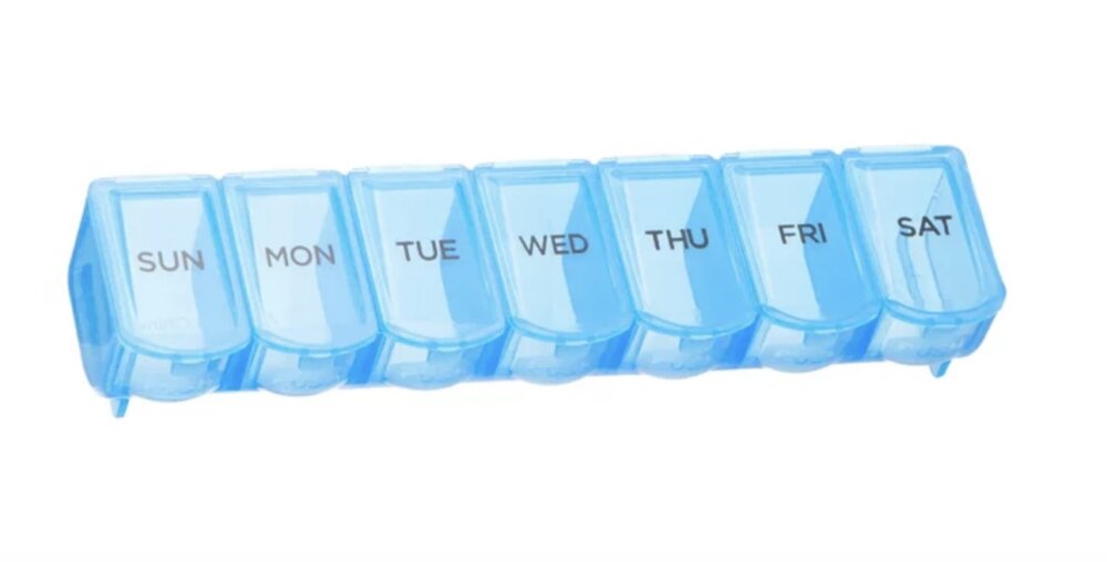 Equate weekly pill planner