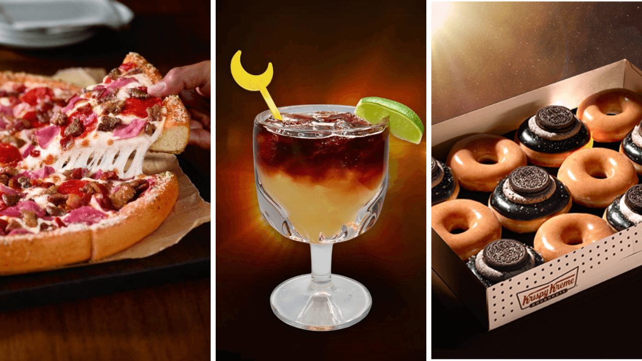 Eclipse deals, including pizza, a cocktail and donuts